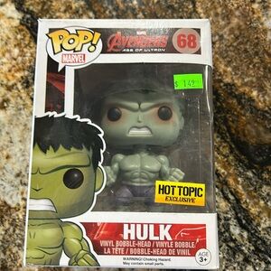 Funko Pop Avengers Hulk with Red Eyes Hot Topic Exclusive
